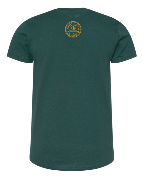 Custom Apparel - Screen Printing - Cedar Classical Badgerwear - Toddler T-Shirt (Joy Design) - Cedar Classical - 15396