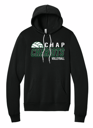Custom Printed Apparel | CHAP Volleyball - Chariots Logo Hoodie - CHAP Volleyball - 18952