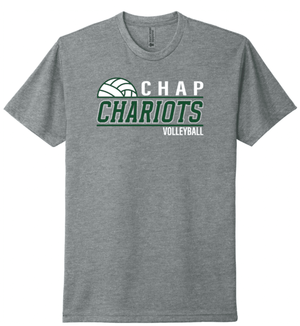 Custom Printed Apparel | CHAP Volleyball - Chariots T-shirt - CHAP Volleyball - 18952