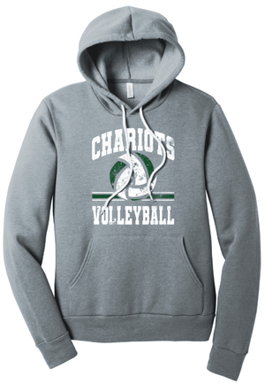Custom Printed Apparel | CHAP Volleyball - Vintage Logo Hoodie - CHAP Volleyball - 18952