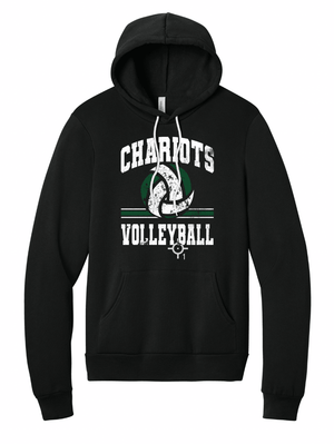 Custom Printed Apparel | CHAP Volleyball - Vintage Logo Hoodie - CHAP Volleyball - 18952