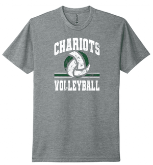 Custom Printed Apparel | CHAP Volleyball - Vintage Logo T-shirt - CHAP Volleyball - 18952