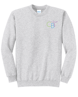 Custom Printed Apparel | Children's Ballet Theatre Fall 2025 - Adult Ash Fleece Crewneck - Children's Ballet Theatre F25 - 18526