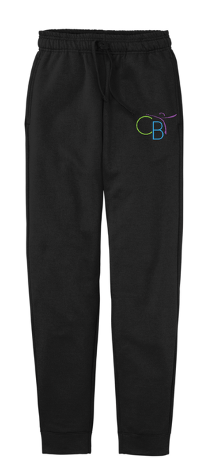 Custom Printed Apparel | Children's Ballet Theatre Fall 2025 - Adult Black Fleece Joggers - Children's Ballet Theatre F25 - 18526