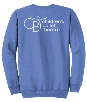Custom Printed Apparel | Children's Ballet Theatre Fall 2025 - Adult Carolina Blue Fleece Crewneck - Children's Ballet Theatre F25 - 18526