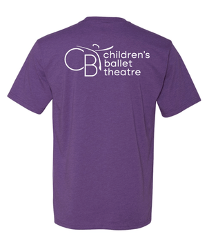 Custom Printed Apparel | Children's Ballet Theatre Fall 2025 - Adult Purple T-Shirt - Children's Ballet Theatre F25 - 18526