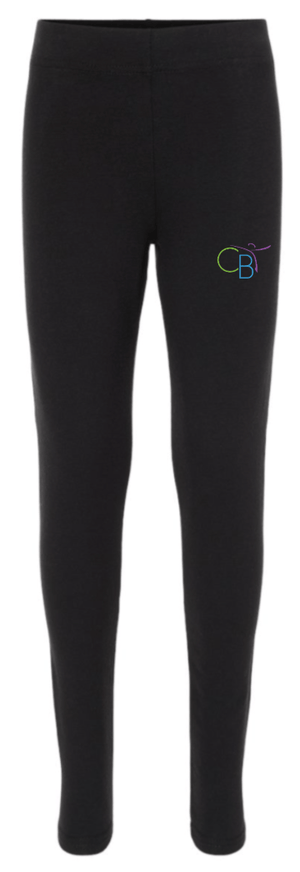 Custom Printed Apparel | Children's Ballet Theatre Fall 2025 - Girl's Black Leggings - Children's Ballet Theatre F25 - 18526