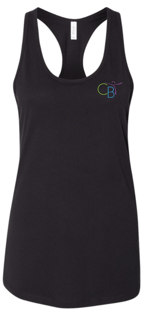 Custom Printed Apparel | Children's Ballet Theatre Fall 2025 - Women's Racerback Tank (Black/White) - Children's Ballet Theatre F25 - 18526