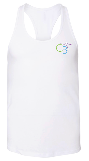 Custom Printed Apparel | Children's Ballet Theatre Fall 2025 - Women's Racerback Tank (Black/White) - Children's Ballet Theatre F25 - 18526