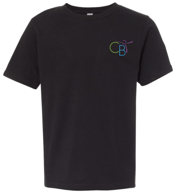 Custom Printed Apparel | Children's Ballet Theatre Fall 2025 - Youth Cotton T-Shirt (Black/White) - Children's Ballet Theatre F25 - 18526