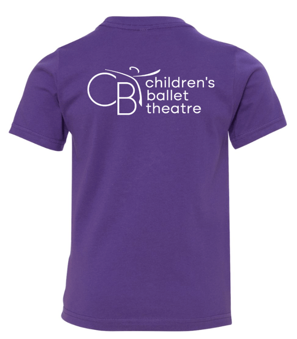 Custom Printed Apparel | Children's Ballet Theatre Fall 2025 - Youth Purple Cotton T-Shirt - Children's Ballet Theatre F25 - 18526