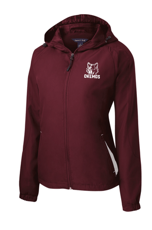 Custom Apparel - Screen Printing - Chippewa Middle School - Ladies Hooded Raglan Jacket - Chippewa Middle School - 15039
