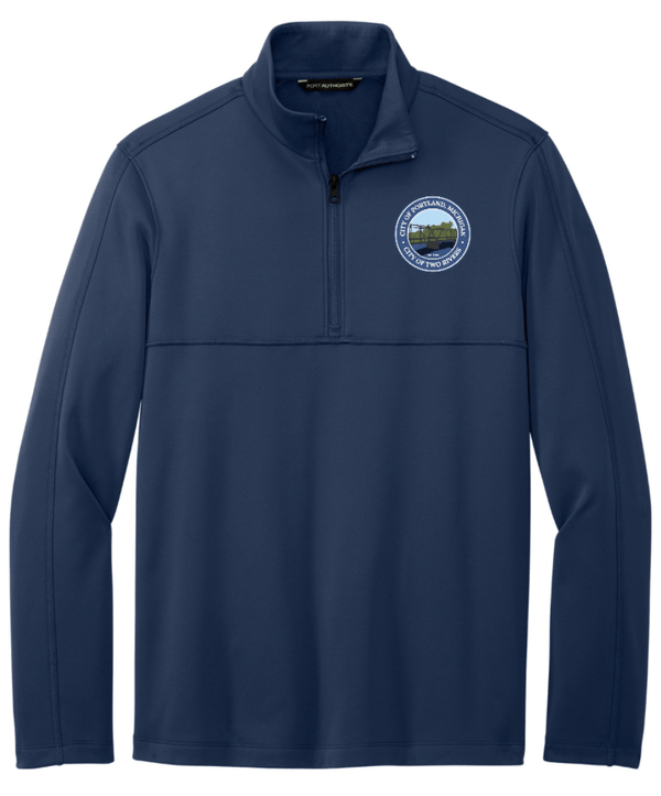 Custom Apparel - Screen Printing - City of Portland - Unisex 1/4 Zip Smooth Fleece - City of Portland - 15164