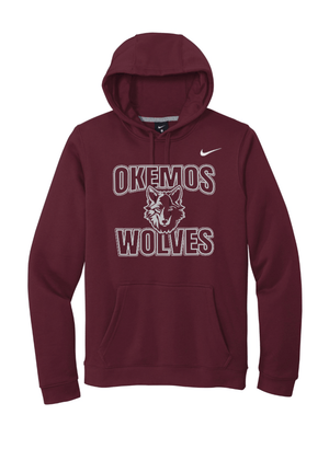Custom Printed Apparel | CMS 8th Grade Trip Fundraiser - Adult Unisex Maroon Nike Hoodie - CMS 8th Grade Trip Fundraiser - 18138