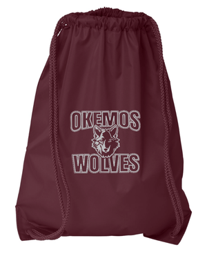 Custom Printed Apparel | CMS 8th Grade Trip Fundraiser - Maroon Cinch Bag - CMS 8th Grade Trip Fundraiser - 18138
