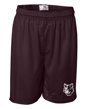 Custom Printed Apparel | CMS 8th Grade Trip Fundraiser - Men's Maroon Mesh Shorts - CMS 8th Grade Trip Fundraiser - 18138