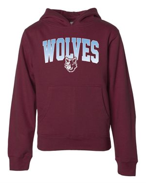 Custom Apparel - Screen Printing - CMS Field Trip - Youth Midweight Hooded Sweatshirt - 8th Grade CMS Field Trip - 15015