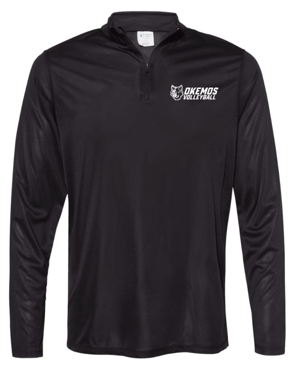 Custom Apparel - Screen Printing - CMS Okemos Volleyball - Adult Performance Quarter Zip Pullover - CMS Okemos Volleyball - 16494