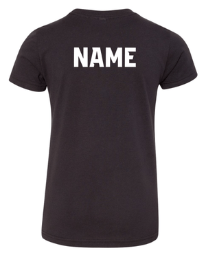 Custom Apparel - Screen Printing - CMS Okemos Volleyball - Youth T-Shirt Maroon/ Dk Grey PERSONALIZATION AVAILABLE - CMS Okemos Volleyball - 16494