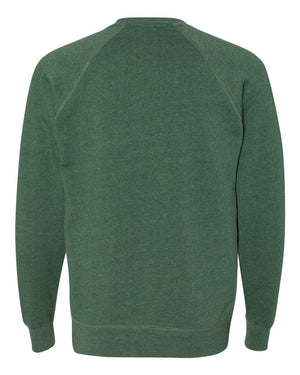Custom Apparel - Screen Printing - College of Education | Green Raglan Sweatshirt - T-shirt - MSU | College of Education 15182