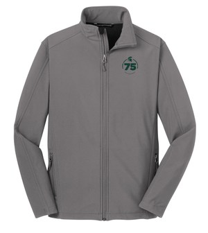 Custom Apparel - Screen Printing - College of Education | Grey Soft Shell Jacket - Jacket - MSU | College of Education 15182