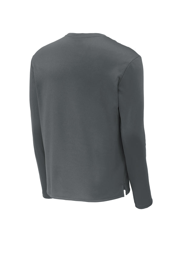 Custom Apparel - Screen Printing - College of Education | Grey Sport Wicking Fleece Pullover Crew - Crewneck Sweatshirt - MSU | College of Education 15182