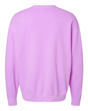 Ashland University Lacrosse Crewneck Neon Violet back view