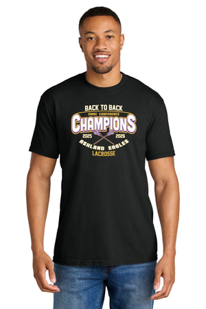 Ashland University Lacrosse T-Shirt Black front view