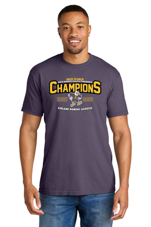Ashland University Lacrosse T-Shirt Wine front view
