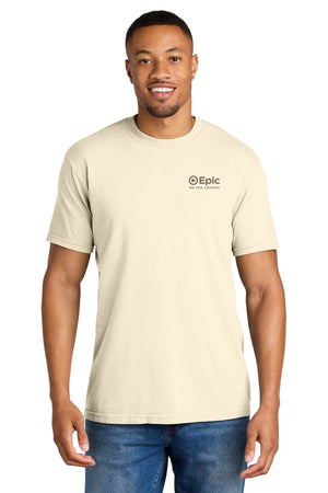 Epic Church 20th Anniversary T-Shirt Ivory front view