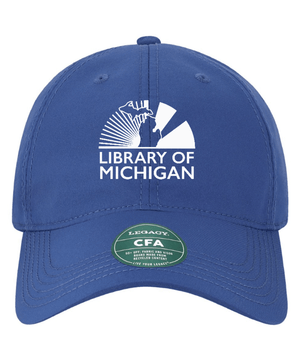 Custom Printed Apparel | Cool Fit Adjustable Hat | Library of Michigan - Library of MI - 19463