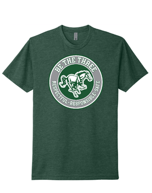 Custom Apparel - Screen Printing - Coopersville - Be the Three - Adult Unisex T-Shirt (Forest / Grey / White / Pink) - Coopersville - Be the Three - 16774