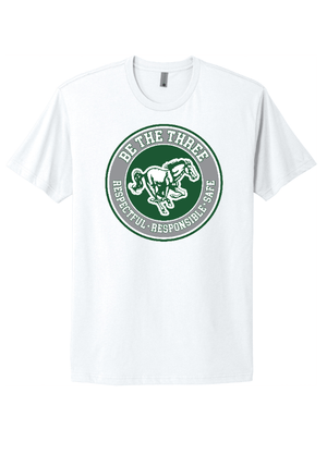 Custom Apparel - Screen Printing - Coopersville - Be the Three - Adult Unisex T-Shirt (Forest / Grey / White / Pink) - Coopersville - Be the Three - 16774