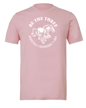 Custom Apparel - Screen Printing - Coopersville - Be the Three - Adult Unisex T-Shirt (Pink) - Coopersville - Be the Three - 16774