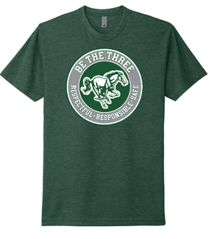 Custom Printed Apparel | Coopersville "Be The Three" Fall 2025 - Adult T-Shirt Circle Design (MULTIPLE COLOR OPTIONS) - Coopersville "Be The Three" F25 - 18612