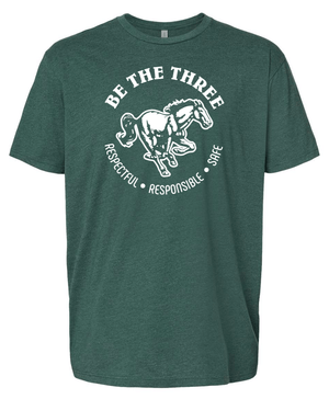 Custom Printed Apparel | Coopersville "Be The Three" Fall 2025 - Youth T-Shirt Word Design (MULTIPLE COLOR OPTIONS) - Coopersville "Be The Three" F25 - 18612