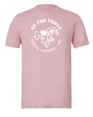 Custom Apparel - Screen Printing - Coopersville - Be the Three - Youth T-Shirt (Pink) - Coopersville - Be the Three - 16774