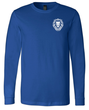 Custom Printed Apparel | Coram Deo Fall 2025 - Adult Long Sleeve Tee (Royal/Maroon) - Coram Deo Fall 2025 - 18452