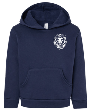 Custom Printed Apparel | Coram Deo Fall 2025 - Toddler Hooded Sweatshirt (Forest Green/Navy) - Coram Deo Fall 2025 - 18452