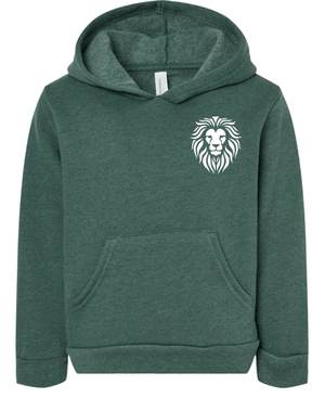 Custom Printed Apparel | Coram Deo Fall 2025 - Toddler Hooded Sweatshirt (Forest Green/Navy) - Coram Deo Fall 2025 - 18452