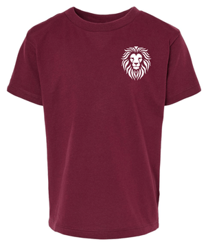 Custom Printed Apparel | Coram Deo Fall 2025 - Toddler T-Shirt (Royal/Maroon) - Coram Deo Fall 2025 - 18452