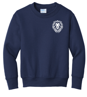 Custom Printed Apparel | Coram Deo Fall 2025 - Youth Crewneck Sweatshirt (Multiple Color Options) - Coram Deo Fall 2025 - 18452