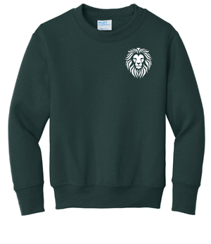 Custom Printed Apparel | Coram Deo Fall 2025 - Youth Crewneck Sweatshirt (Multiple Color Options) - Coram Deo Fall 2025 - 18452