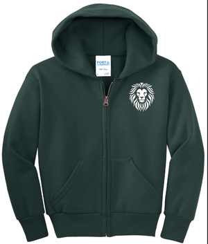 Custom Printed Apparel | Coram Deo Fall 2025 - Youth Full Zip Hooded Sweatshirt (Multiple Color Options) - Coram Deo Fall 2025 - 18452