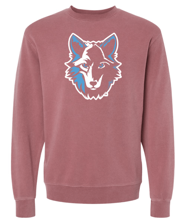 Custom Apparel - Screen Printing - Cornell Elementary 2024 - Adult Unisex Maroon Pigment Crewneck - Cornell 2024 - 15376