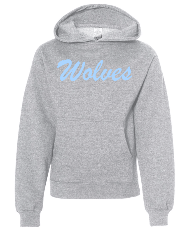 Custom Apparel - Screen Printing - Cornell Elementary 2024 - Youth Grey Hooded Sweatshirt - Cornell 2024 - 15376