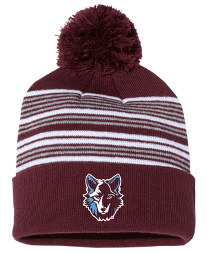 Custom Apparel - Screen Printing - Cornell Elementary School - Pom Pom Beanie - Beanie - Cornell Elementary School - 14821