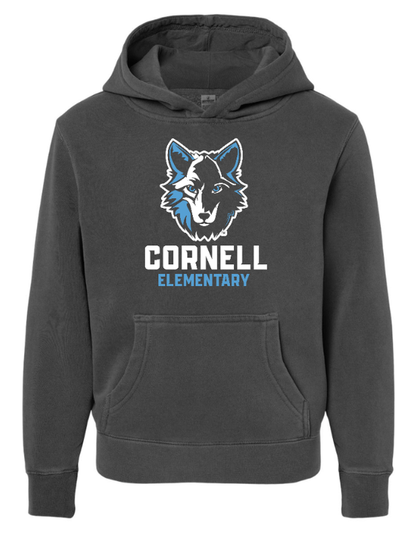 Custom Apparel - Screen Printing - Cornell Elementary School - Youth Hooded Sweatshirt - Youth Hoodie - Cornell Elementary School - 14821