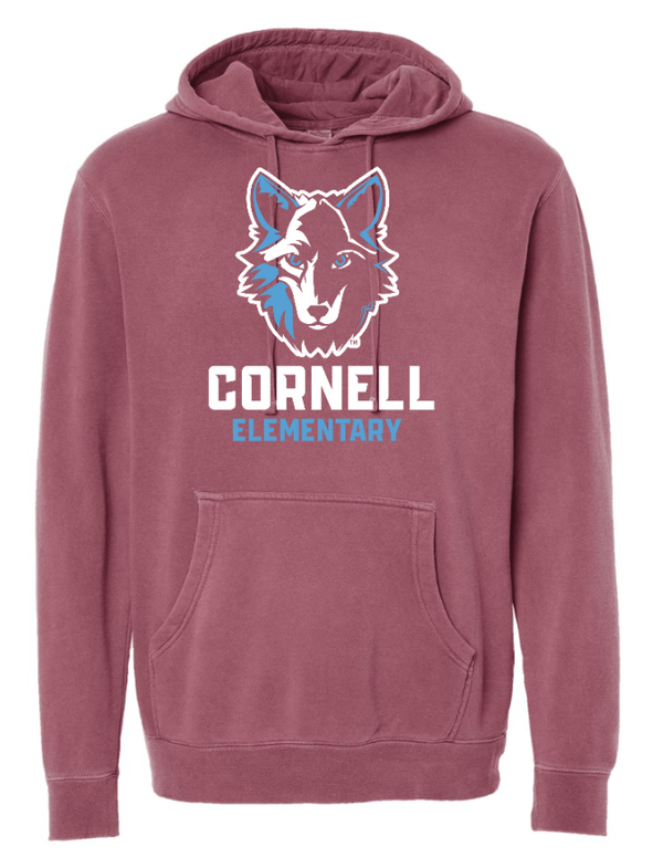 Custom Apparel - Screen Printing - Cornell Elementary Staff - Hooded Sweatshirt - Hooded Sweatshirt - Cornell Elementary Staff - 14755