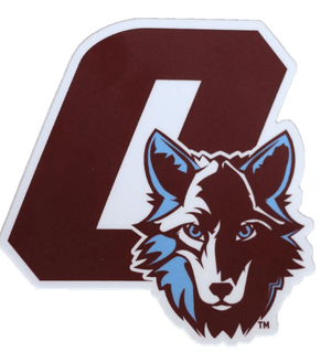 Custom Apparel - Screen Printing - Cornell Elementary Summer 2025 - Okemos Wolves Sticker ("O" With Wolf Head) - Cornell Summer 2025 - 17926